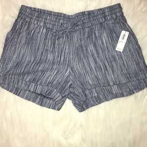 Old Navy Elastic Waist Linen Shorts